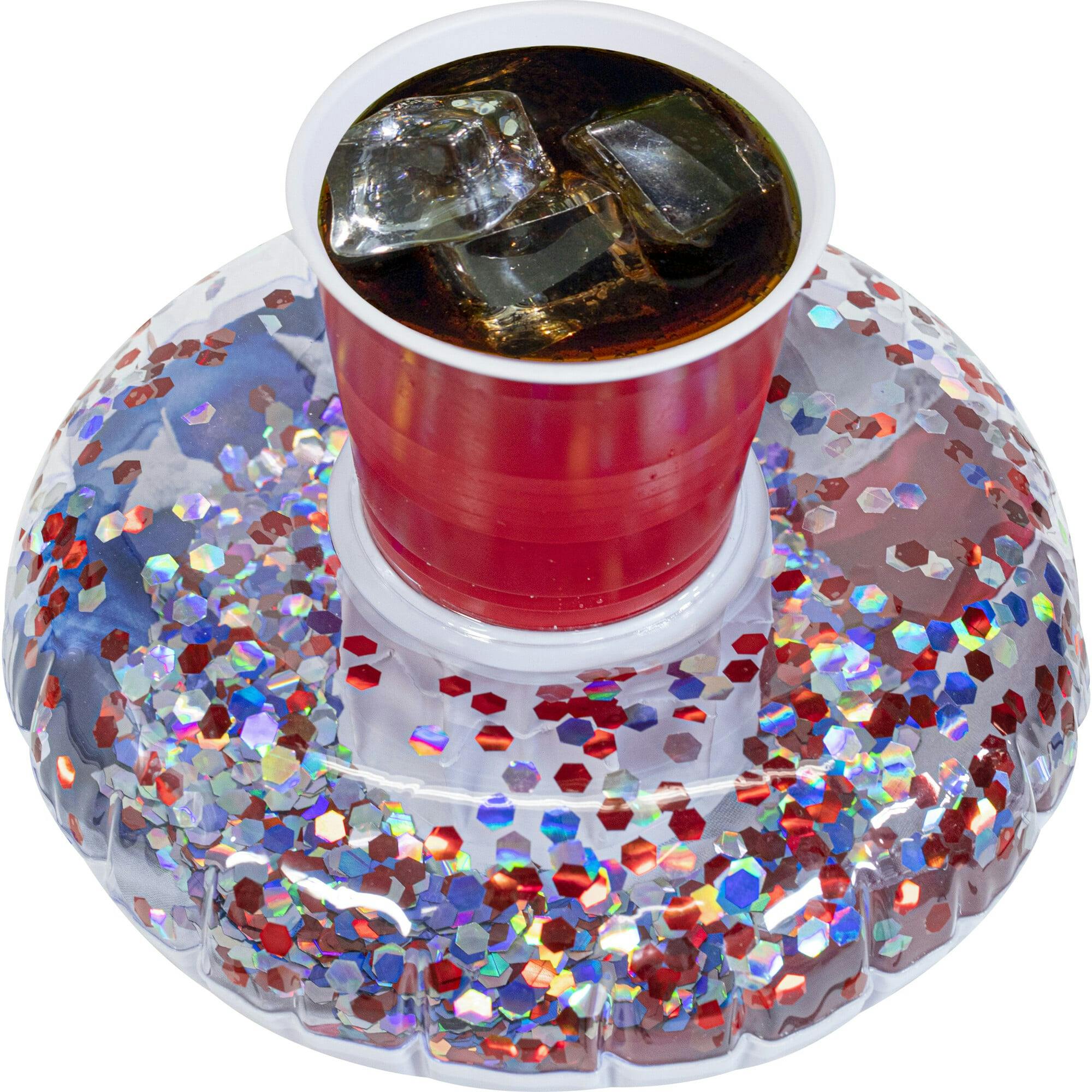 Stars & Stripes Glitter Drink Float 2-Pack