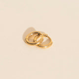 Mini Rounded Huggie Hoop Earrings