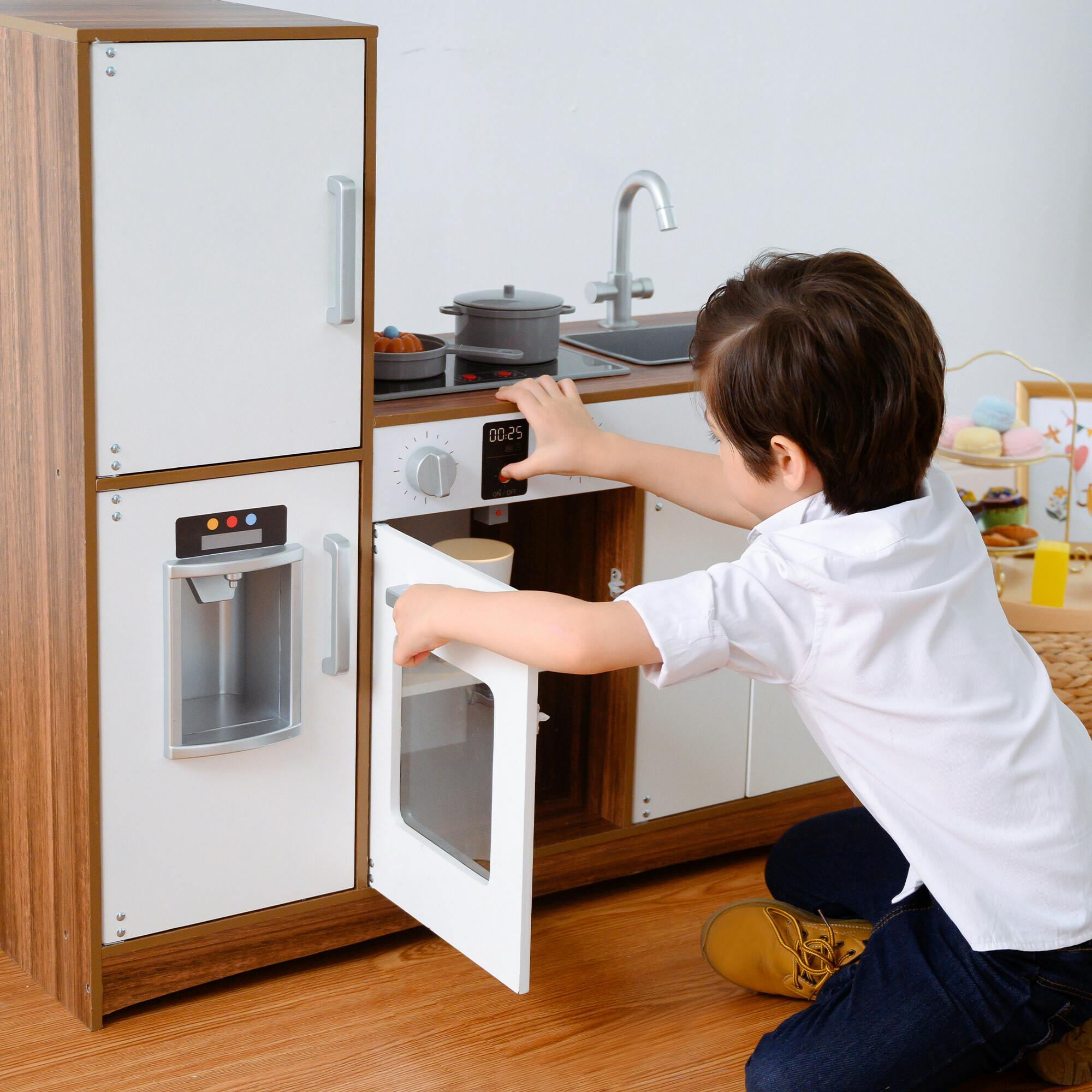 Little Chef Palm Springs Classic Kids Play Kitchen With Accessories