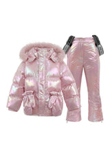 Pink Hologram Snow Set