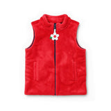 Plush Fleece Zip Up Vest