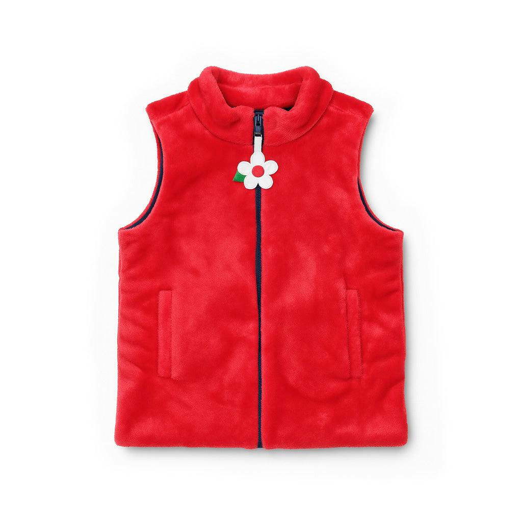 Plush Fleece Zip Up Vest