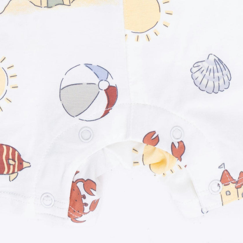 Sunny Sandcastles - Sleeveless Shortie Romper