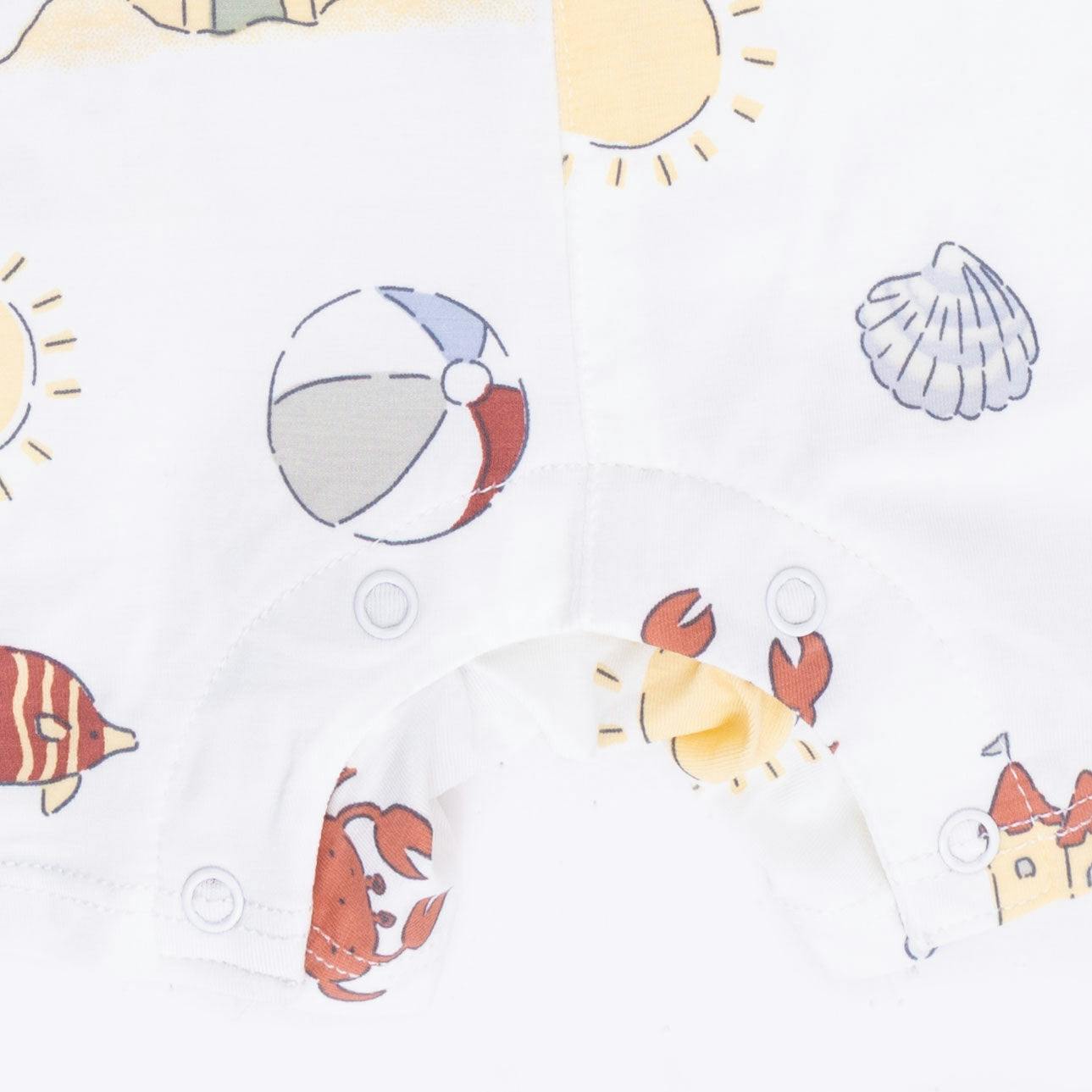 Sunny Sandcastles - Sleeveless Shortie Romper