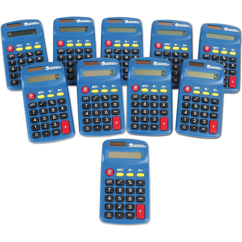 Primary Calculator Set of 10