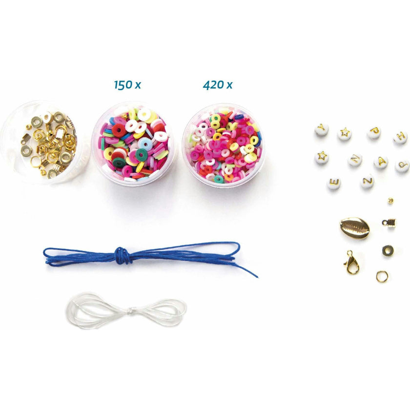 Bijoux Box - Heishi Beads Bracelets - Cobalt - 7y+