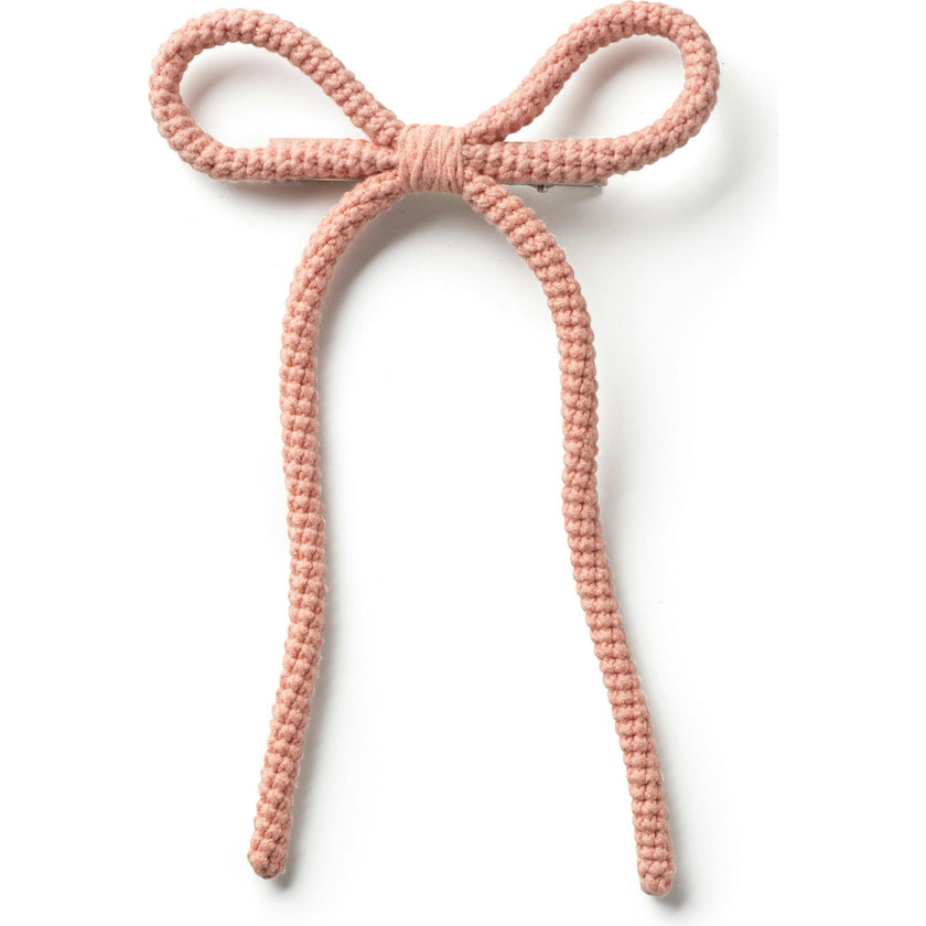 Juliana Textured Knit Long Tail Clip