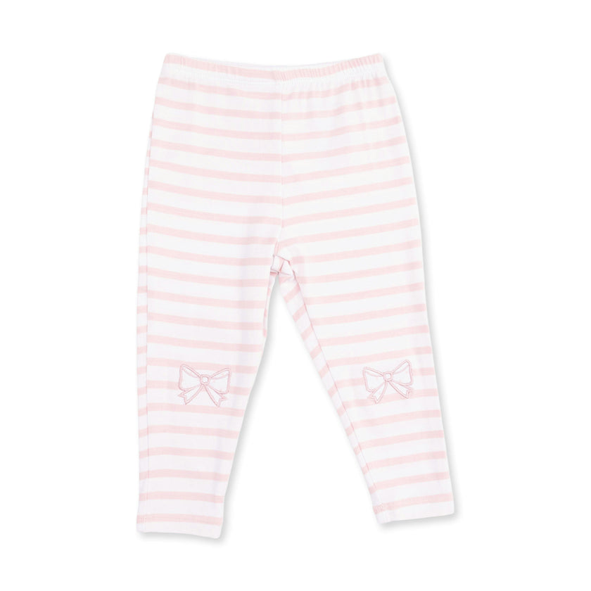 Veiled Pink Bows - Polo Dress and Legging