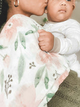 Parker Cotton Muslin Swaddle Blanket Set (Floral, Set of 2)