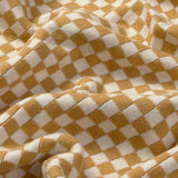 Knitted Blanket Tiles Honey