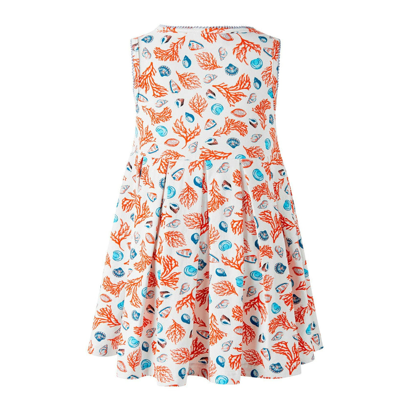 Coral Jersey Dress