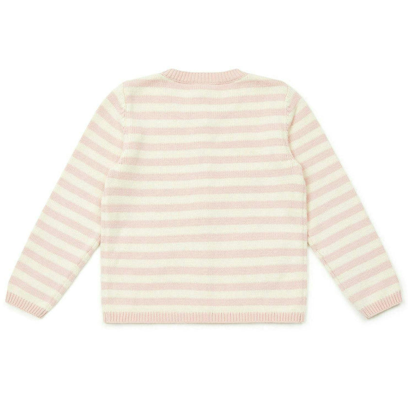 BONTON Madeleine Rose Heart Pocket Cardigan