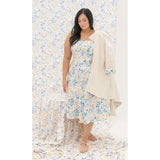 Petal Dress in Blue Bouquet