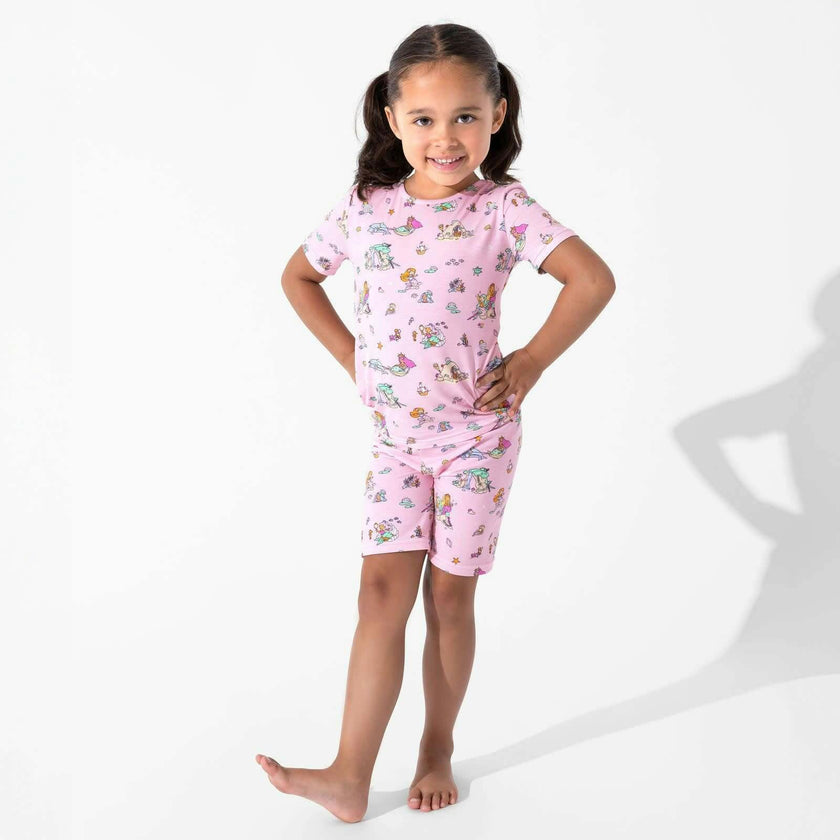 Mermaid Lagoon Kids Pajama Short Set