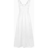 The Rosetta Nap Dress - White Broderie Voile