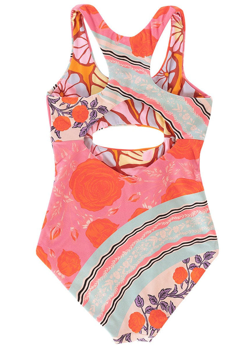Maaji Sundance Pink Confetti Girls One Piece