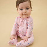 Enchanted Bunnies Clever Zip Baby Pajamas