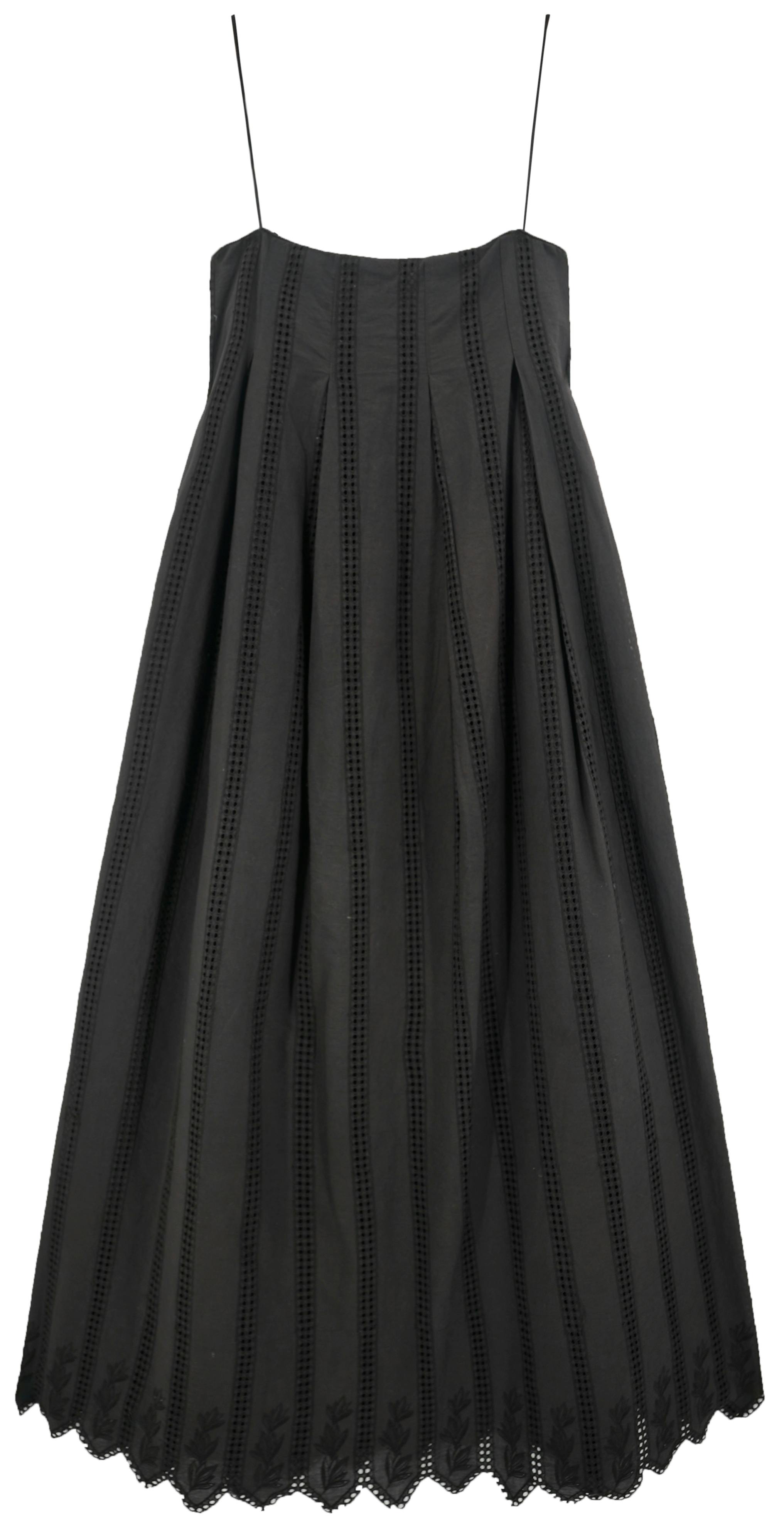 Zuma Dress in Black Vine Eyelet