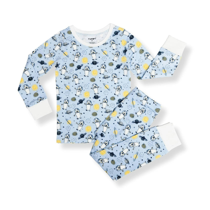 Print Long Sleeve Pajamas