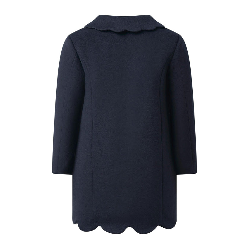 Scalloped Dress Coat