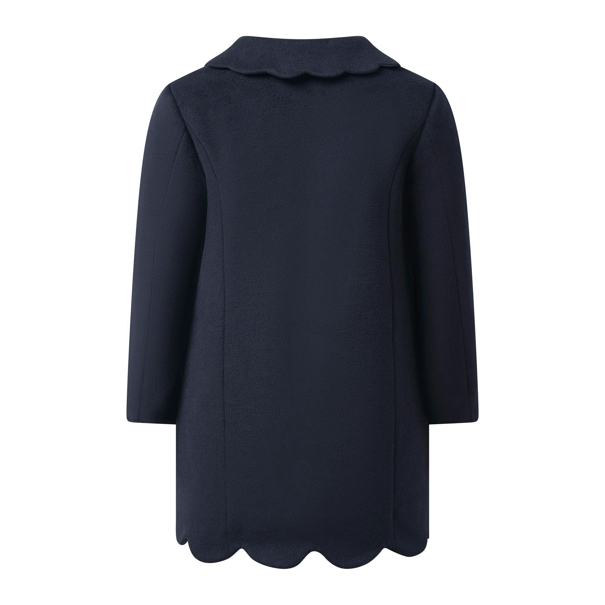 Scalloped Dress Coat