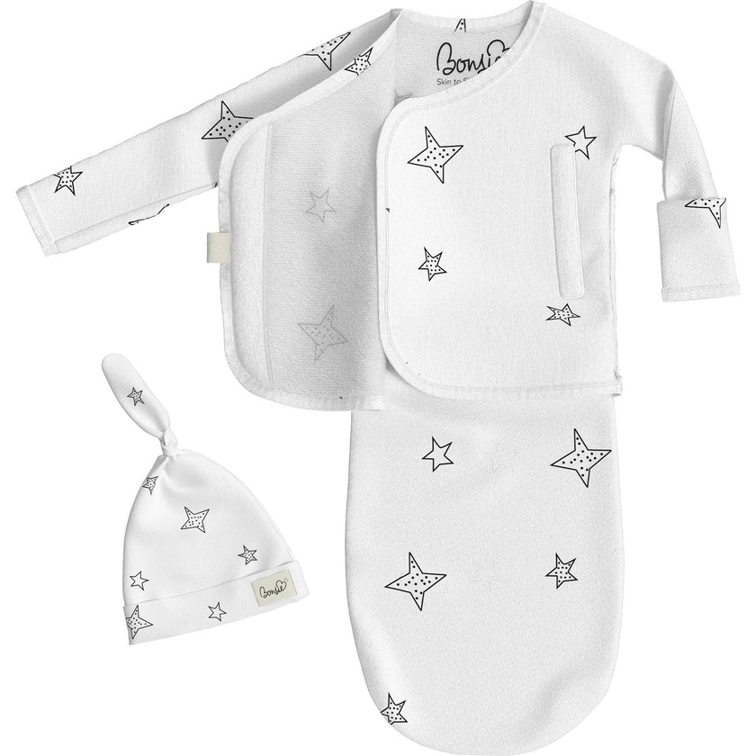 Bonsie Baby Onsie Bag and Hat