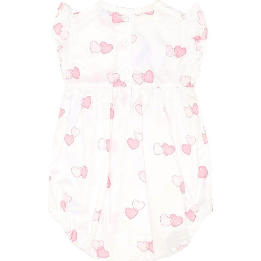 Sweetheart Woven Smocked Bubble