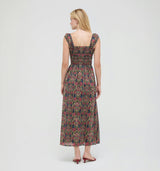 The Harper Nap Dress -  Stowell Medallion Stripe