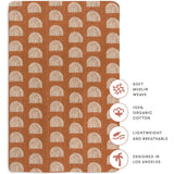 Organic Muslin Cotton Mini Crib Sheet