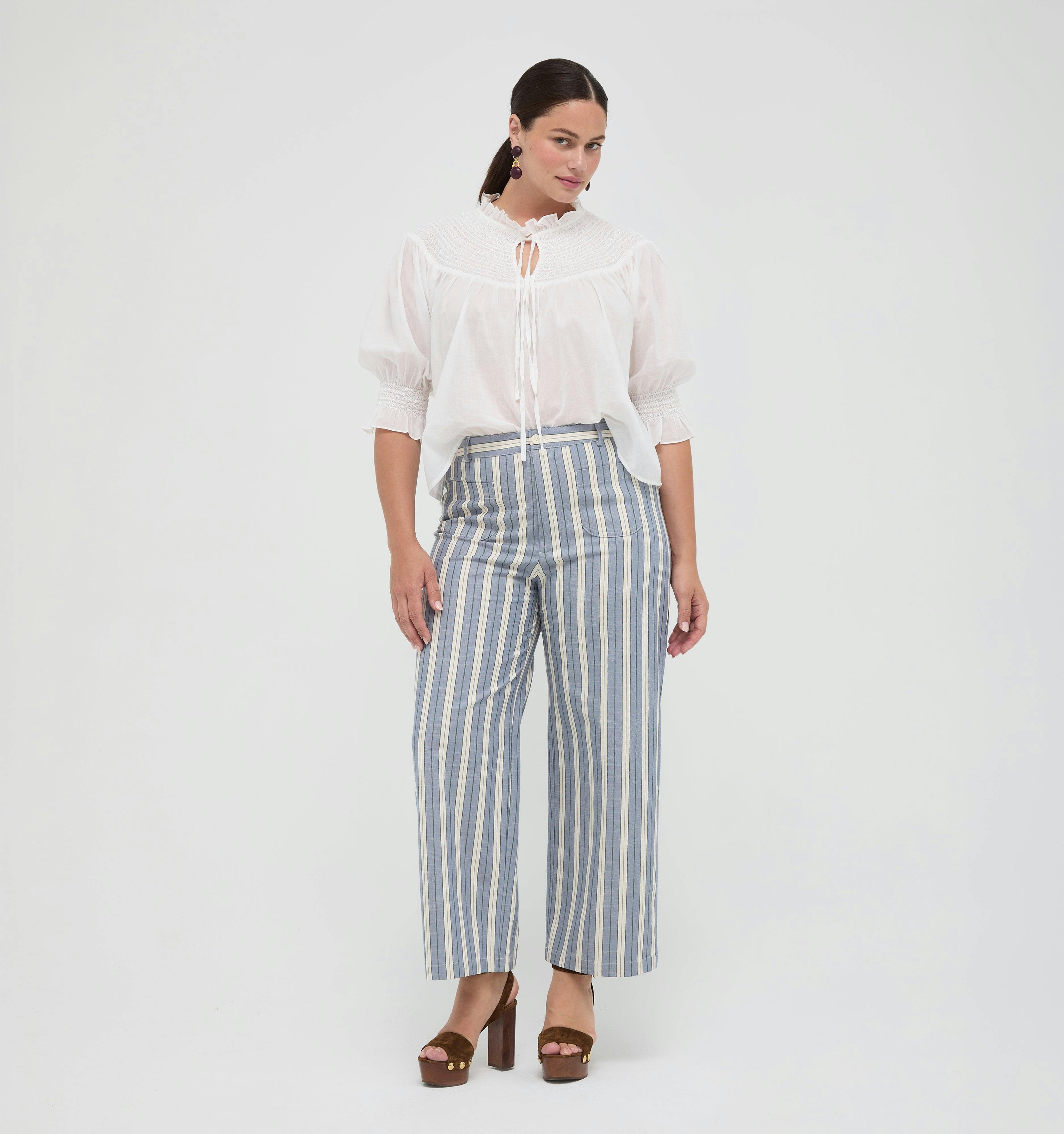 The Zinnia Top -  White