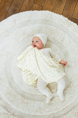 Bamboo Ribbed Floral Footie
