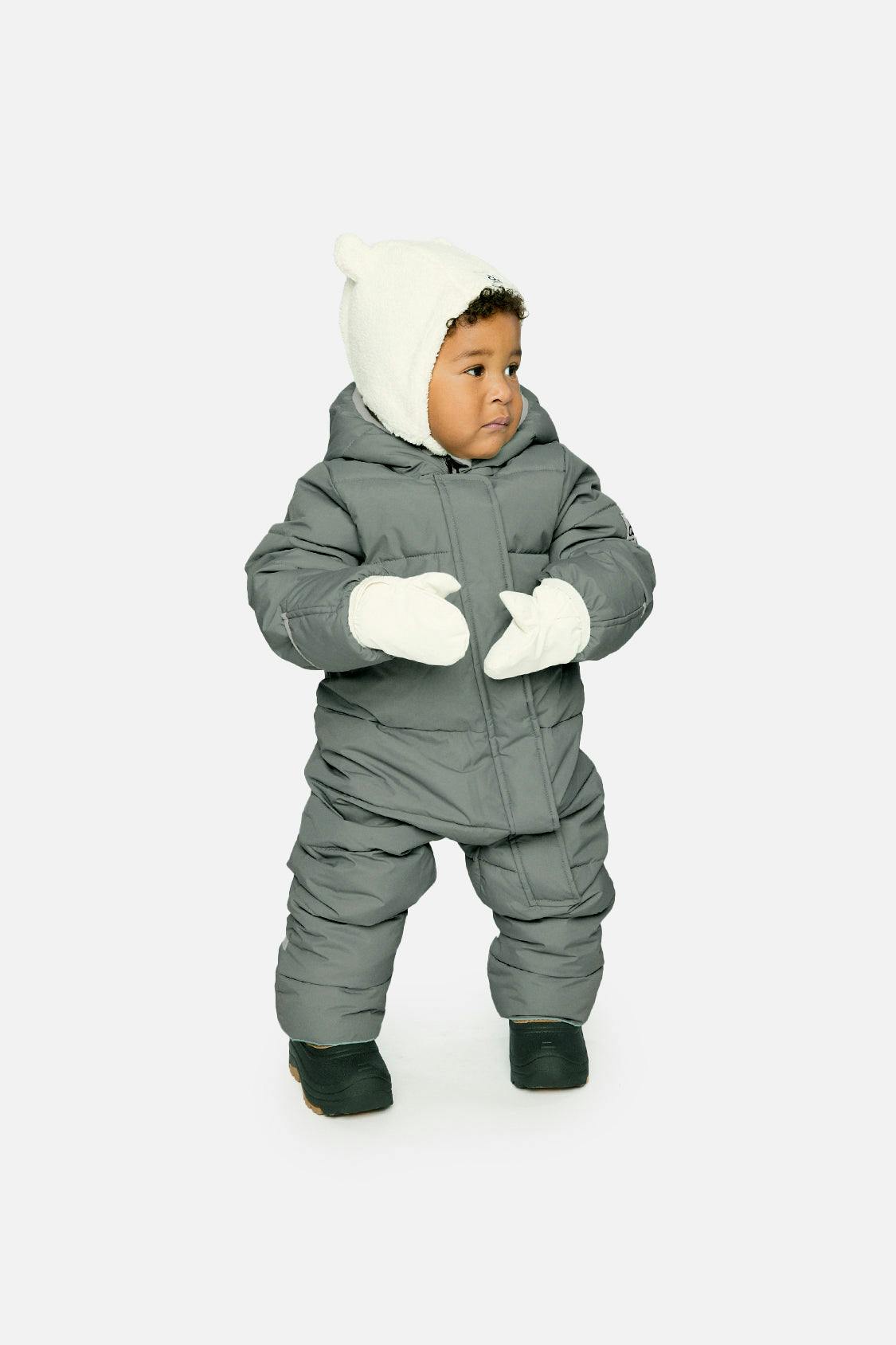 Baby Cloud One Piece Snowsuit Adapted For Car Seats Sage Green