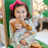 Carlin Doll Dress - Tree Topper Bows