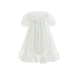 White Ruffle Berlin Dress