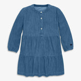 Kids chambray popover dress