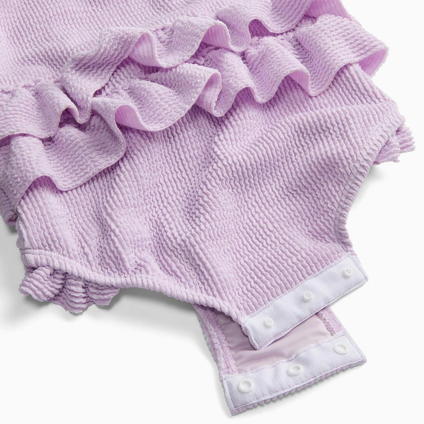 Frilled Swimsuit - Lilac