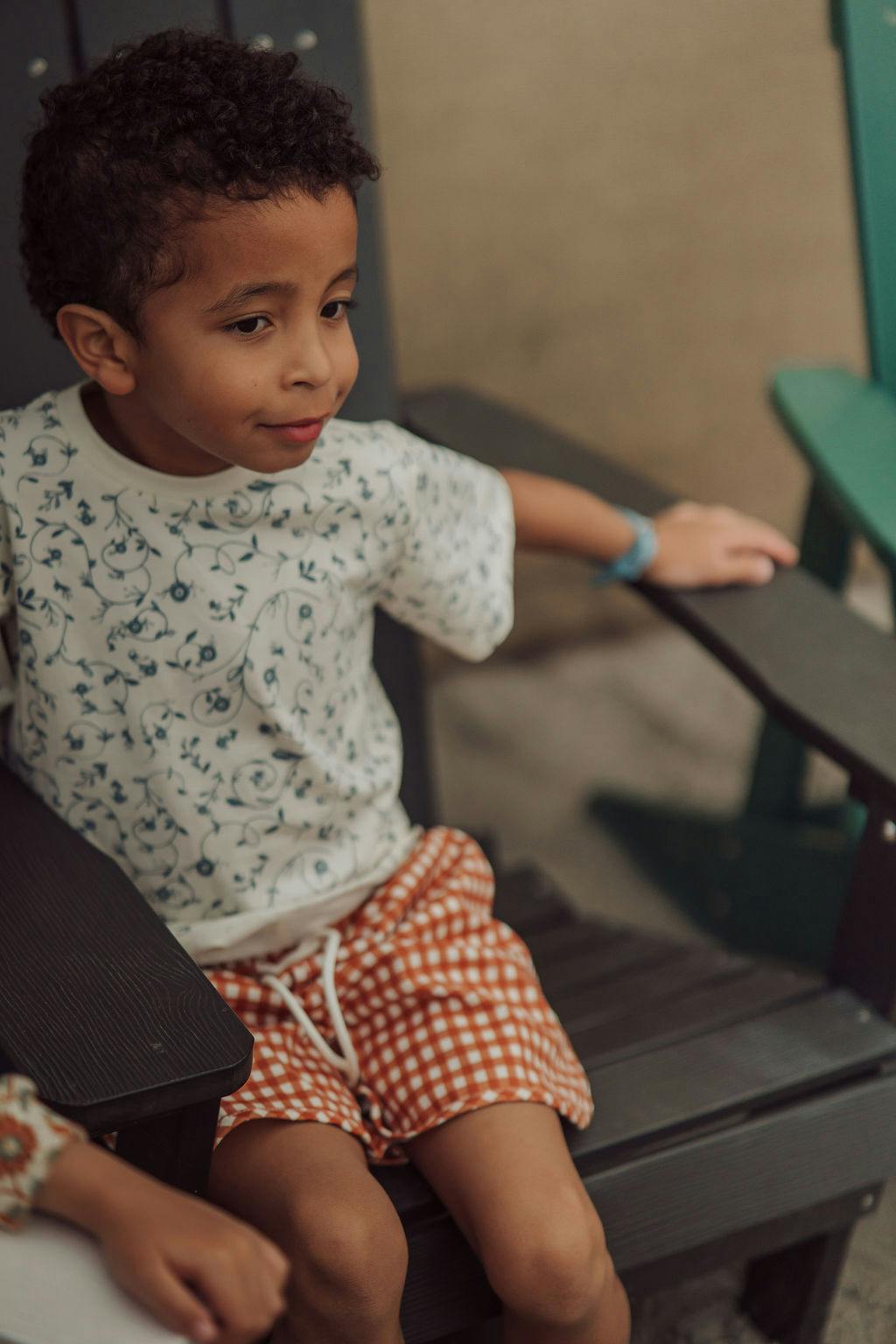 Oversized T-Shirt | Organic Cotton Jersey - Scandi Floral