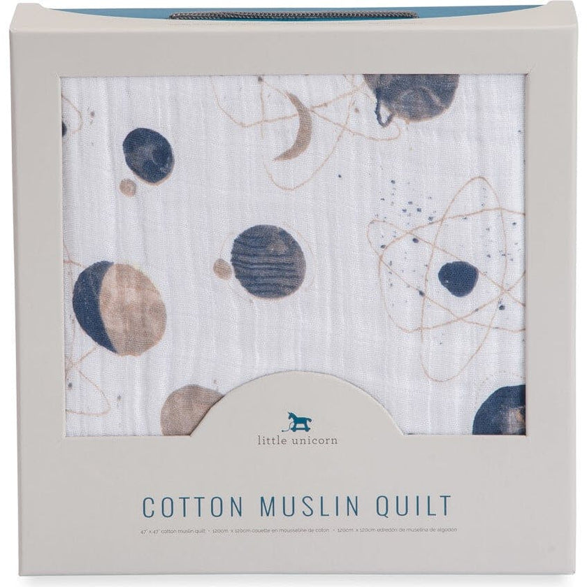 Original Cotton Muslin Quilt - Planetary