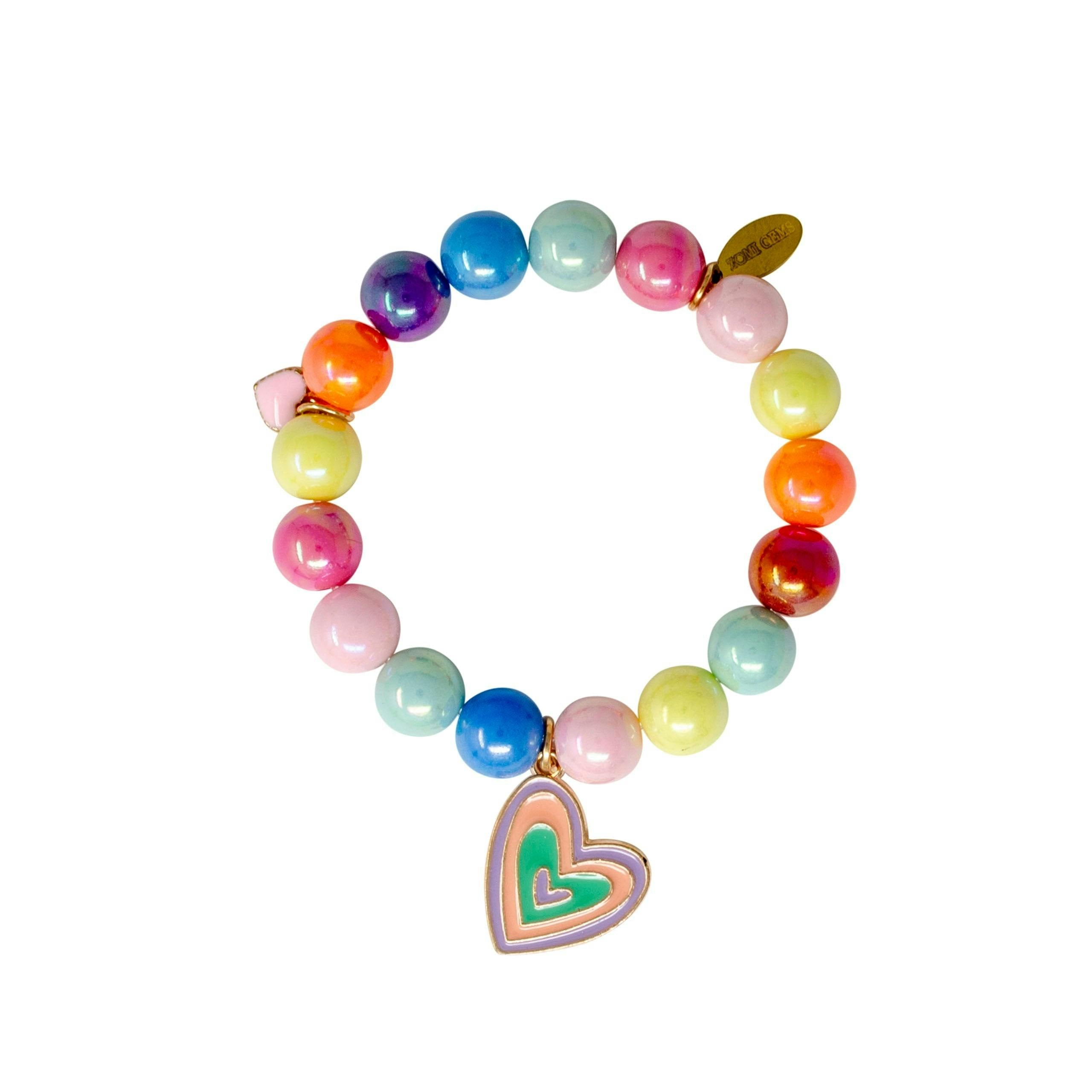 Bright Gum Ball Bracelet Set