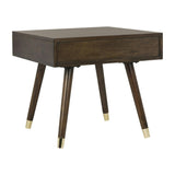 Levinson Gold Cap End Table