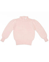 Ruffled Collared Jumper | Blush