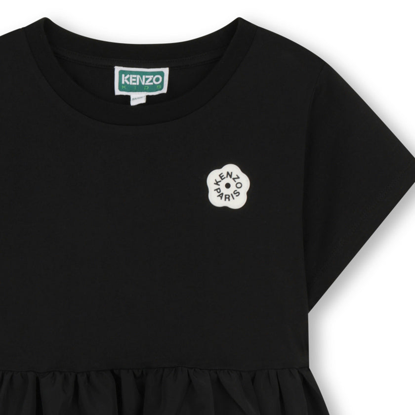 Black Kenzo Flared Dress