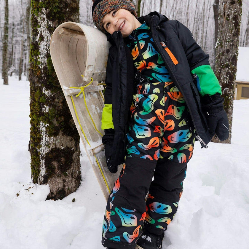 Two-Piece Play Snowsuit Smiley Face