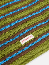 organic cotton crochete bag - key lime