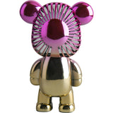 Portable Rechargable Fan w 3 Speeds Gold