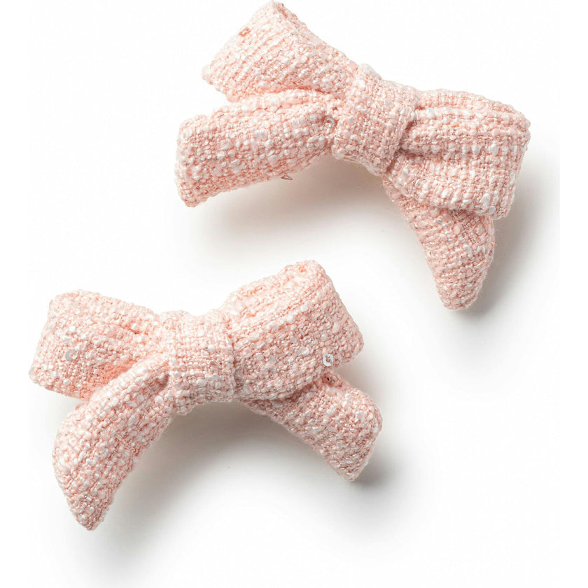 Clara Tweed Double Clip Set