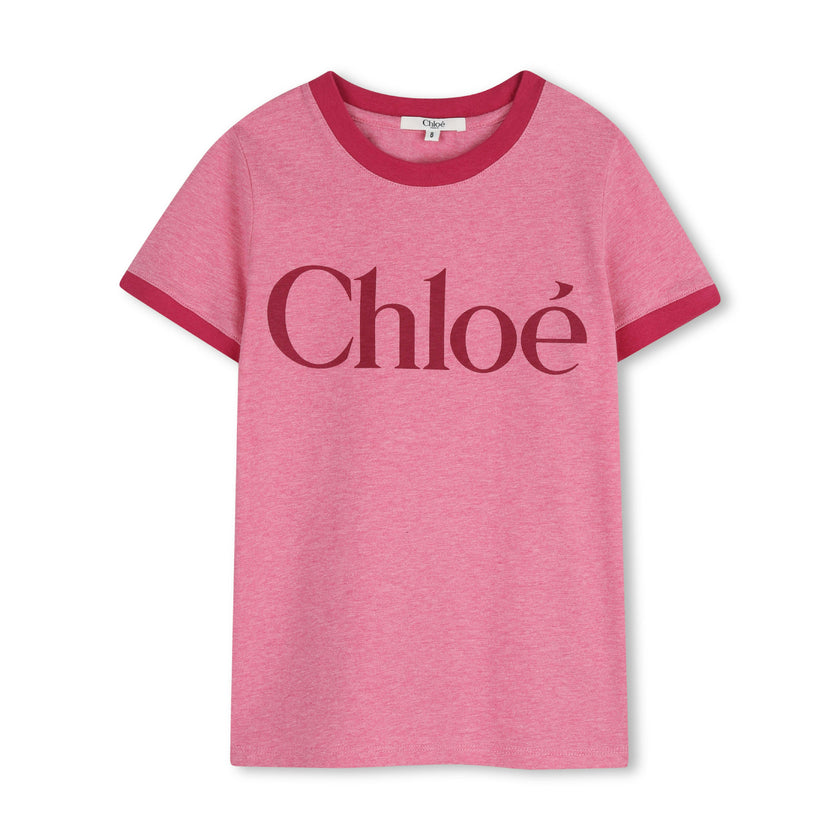 Pink Chloé Logo T-Shirt