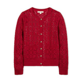 Organic Pointelle Cardigan