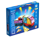Geomag™ Magnetic Tiles Gems Vehicles – 24 Piece Set