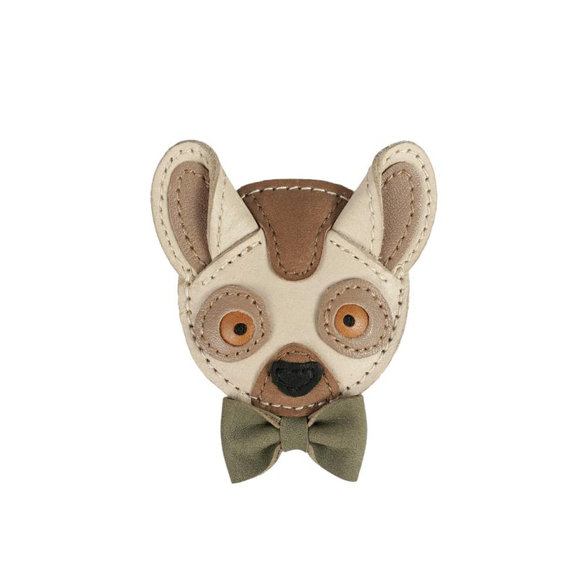 Festie Clip | Festive Lemur | Ivory Classic Leather